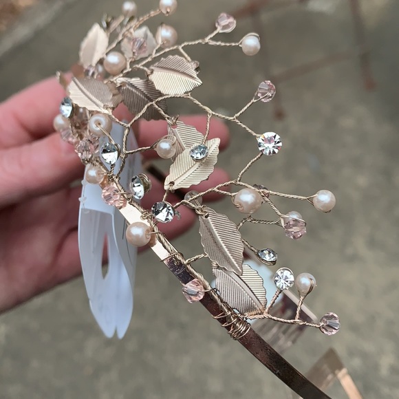 5/$30! MIX & MATCH! ICING SPARKLY Rose Gold “Twisting Branches” TIARA! - Picture 9 of 10